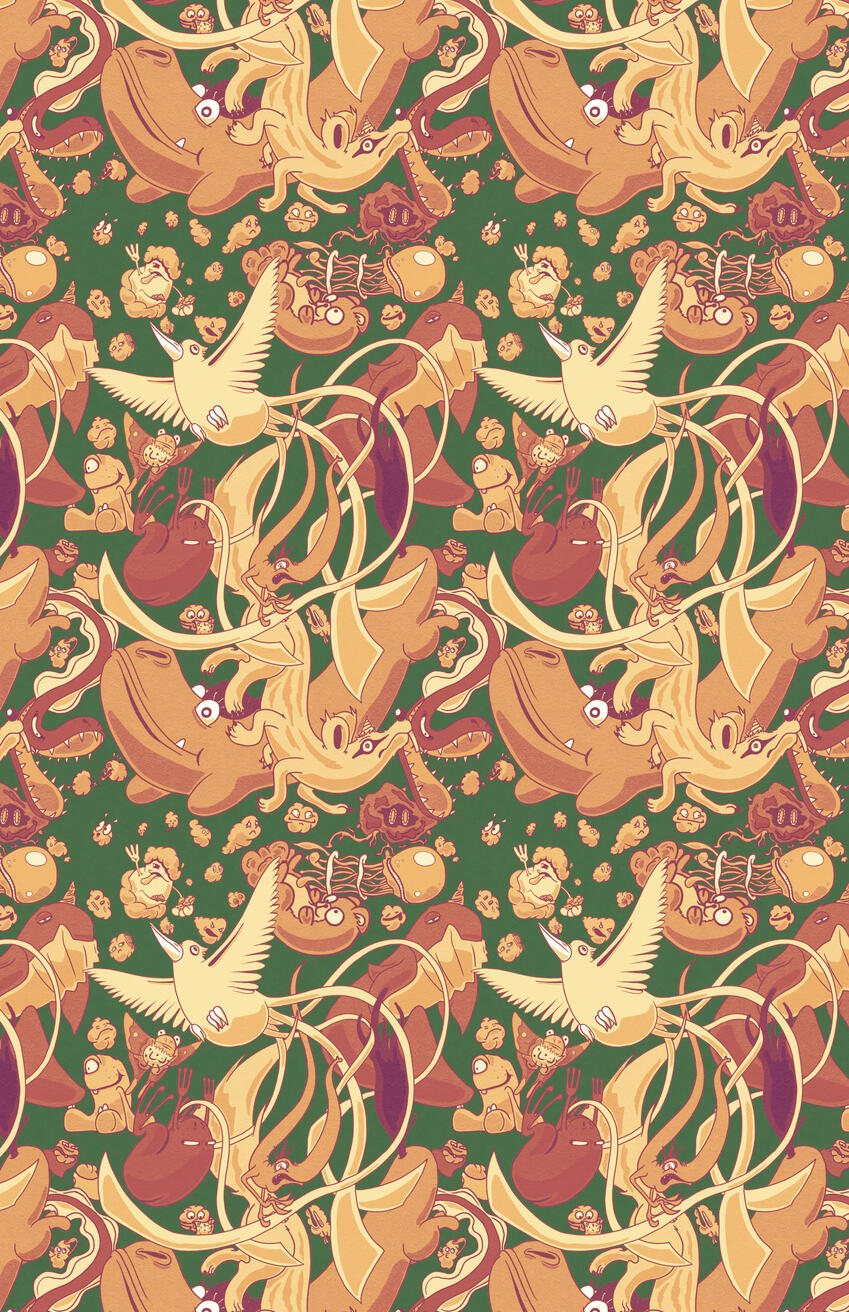 Seamless Pattern - Creatures