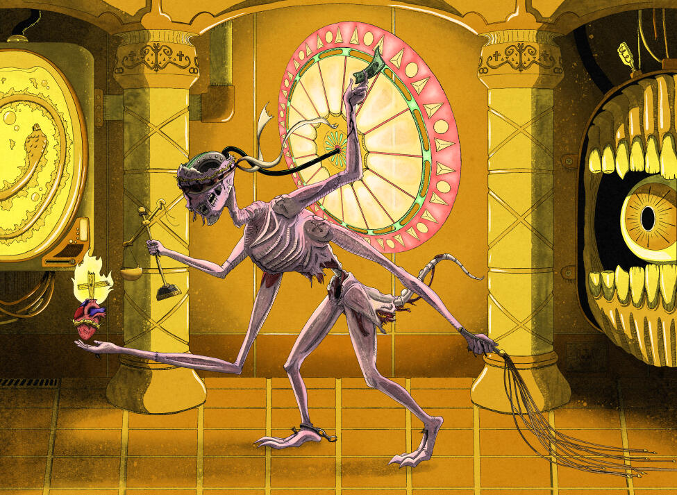 Spiritual Horror - Illuminated Manuscript